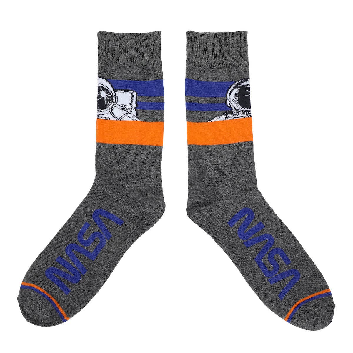 Bioworld Merchandising - Wholesale Socks - Men's - Nasa Astronauts Adult 5-Pair Casual Crew Socks4