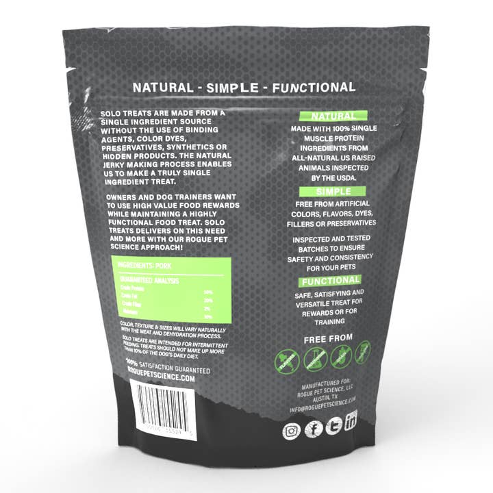 Rogue Pet Science - Wholesale Pet Treats - Dog - Solo Jerky treats7