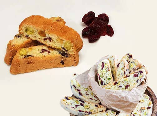 Nicola's Marketplace - Wholesale Cookie - Cranberry Pistachio Biscotti3
