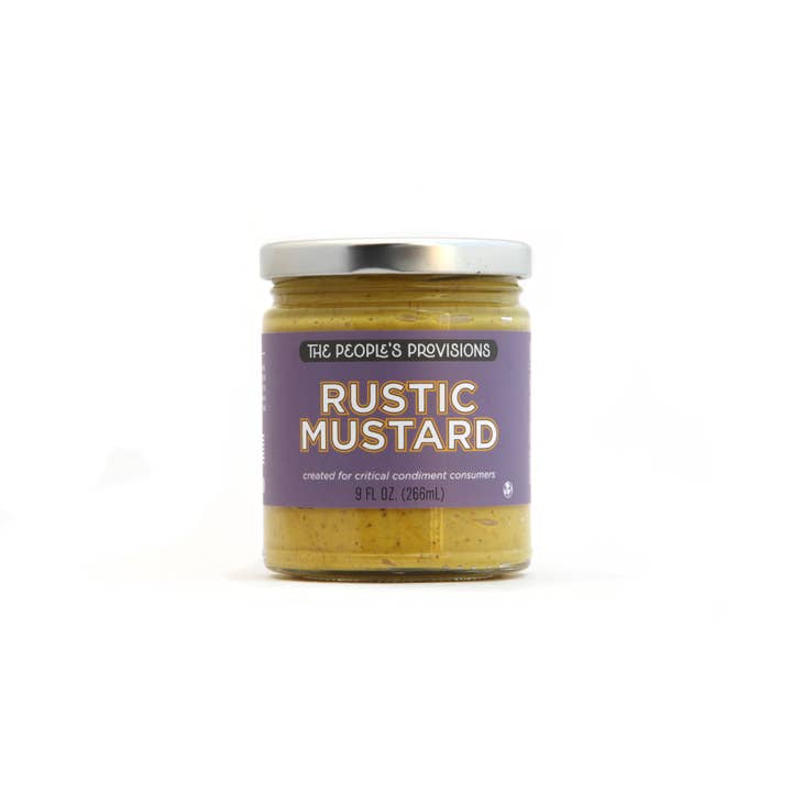 The People's Provisions – wholesale Mustard – Rustic Mustard 9oz
