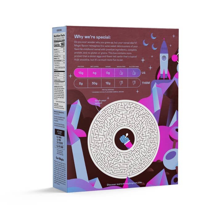 Magic Spoon - Wholesale Breakfast Cereal - Magic Spoon Cocoa High Protein Cereal (8 boxes)4