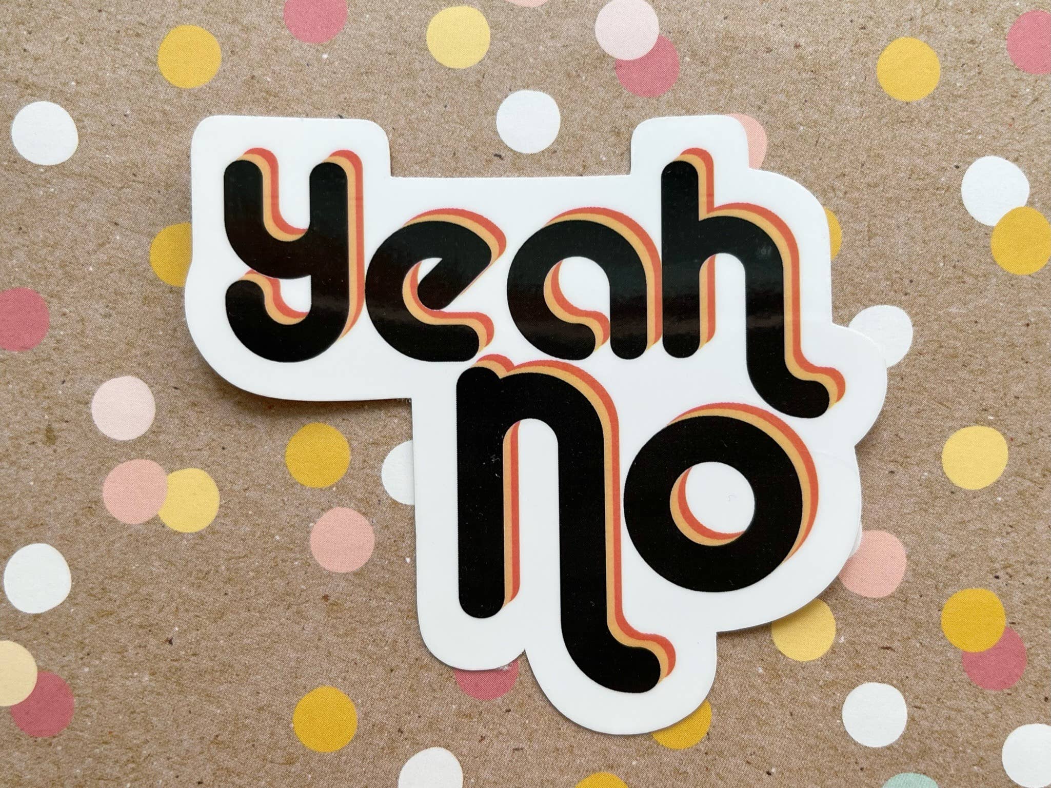 Beckamade - Wholesale Sticker - Yeah No Sticker2