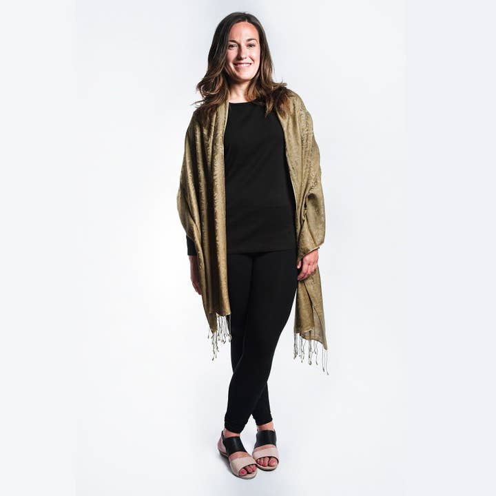 Didi Bahini Fair Trade - Wholesale Wrap - Women's - Luxurious Merino Pashmina Shawl1