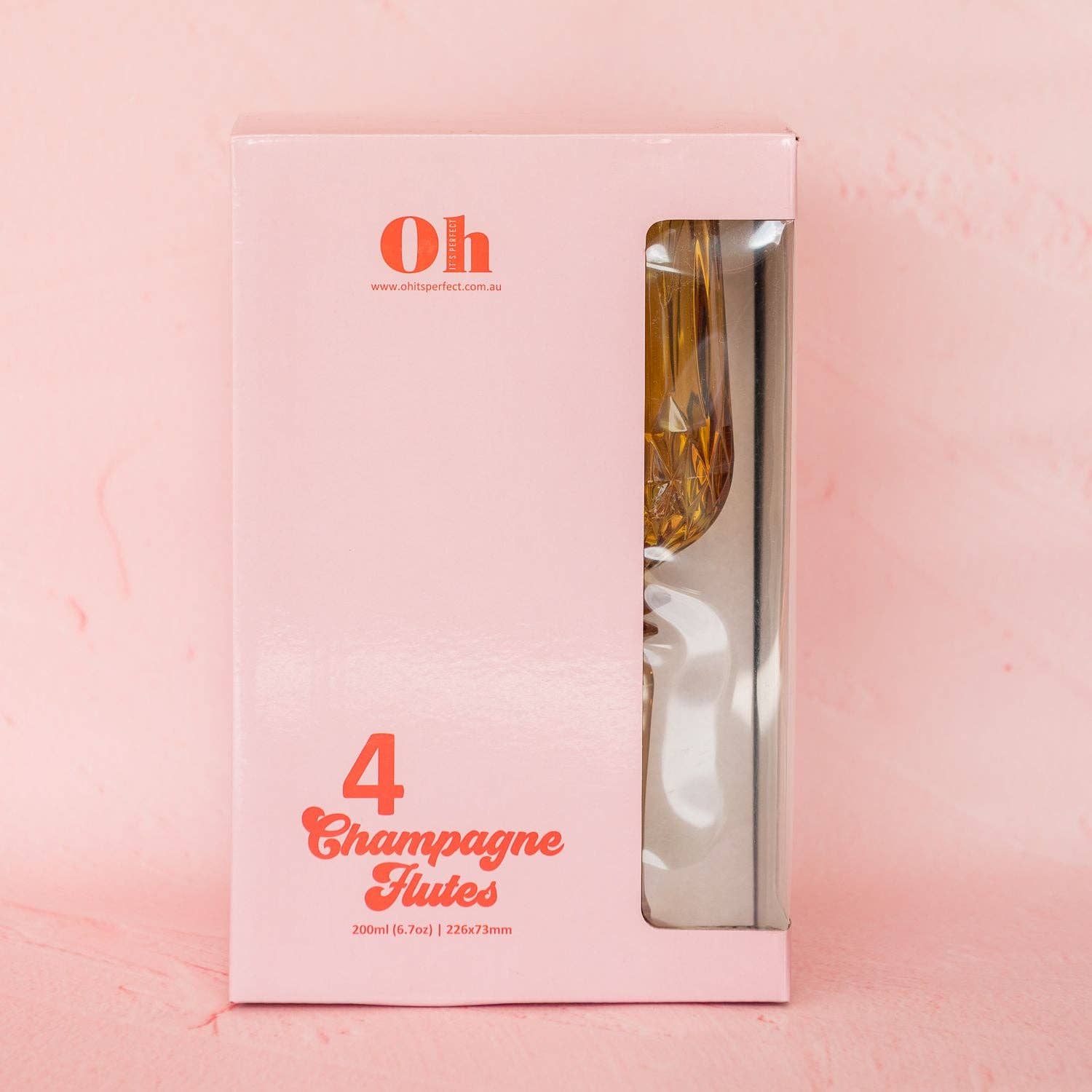 Oh It's Perfect – wholesale Champagne flute – Champagne Flute Set Of 4 - Honeycomb1