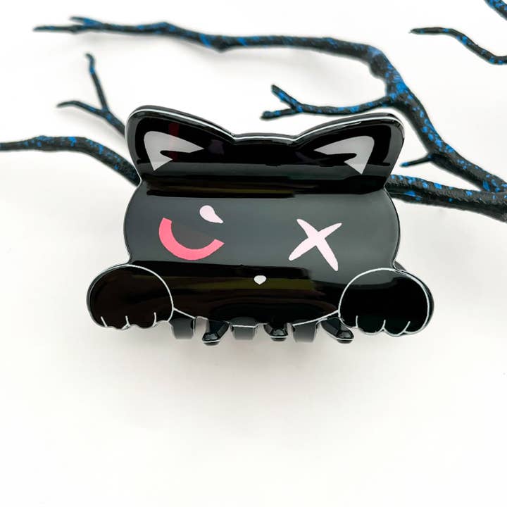 mildstyles - Wholesale Hair Clip - Women's - 😼 Cool Cat Head Acrylic Claw Clip – Cute & Quirky Style