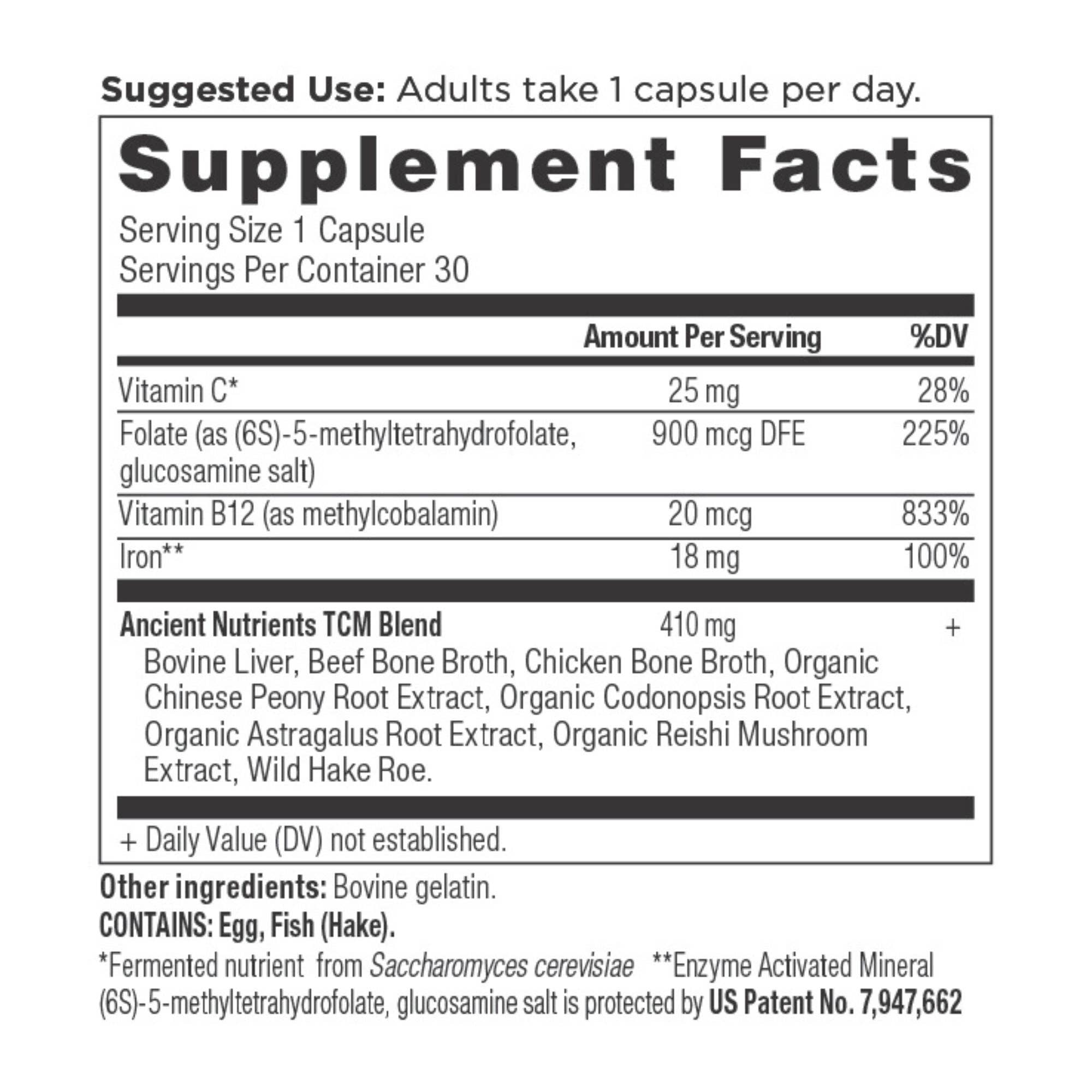 Black Ancient Nutrients - Iron - 30ct for wholesale on Faire1