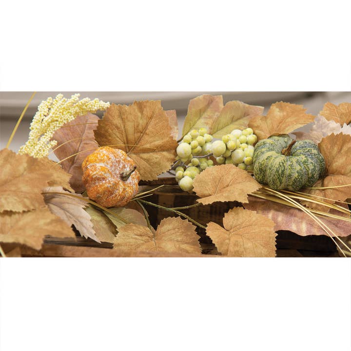 Saybrook Lane - Wholesale Bunting/Garland - Wind Washed Fall Foliage Garland, 5.5 Ft.2