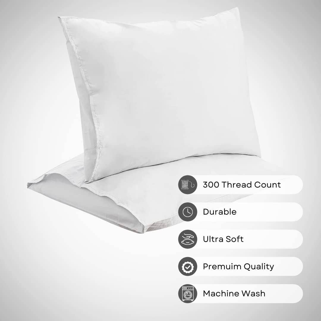 Mastertex - Wholesale Bedding Pillowcase/Sham - Circles Home 300TC Sateen Pillow Envelopes9