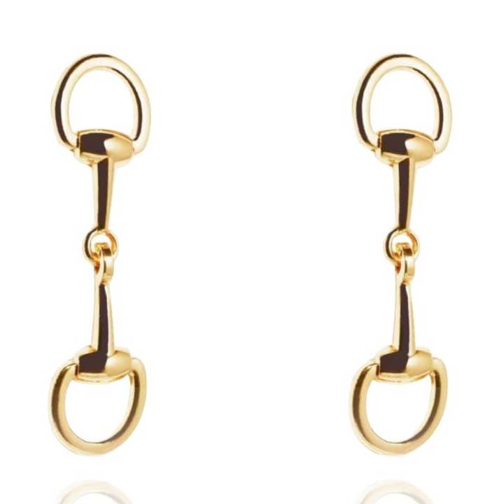 Bella Horsebit Stud Earrings for wholesale by RAD + RAE