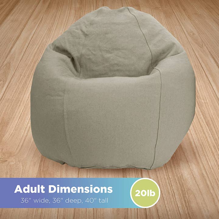 Bean Products - Wholesale Chair - ComfyBean Adult Bean Bag Lounger - Cotton Cover25
