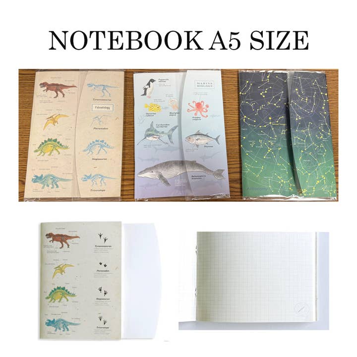 GREEN FLASH NOTEBOOK A5 for wholesale by Hakubundo