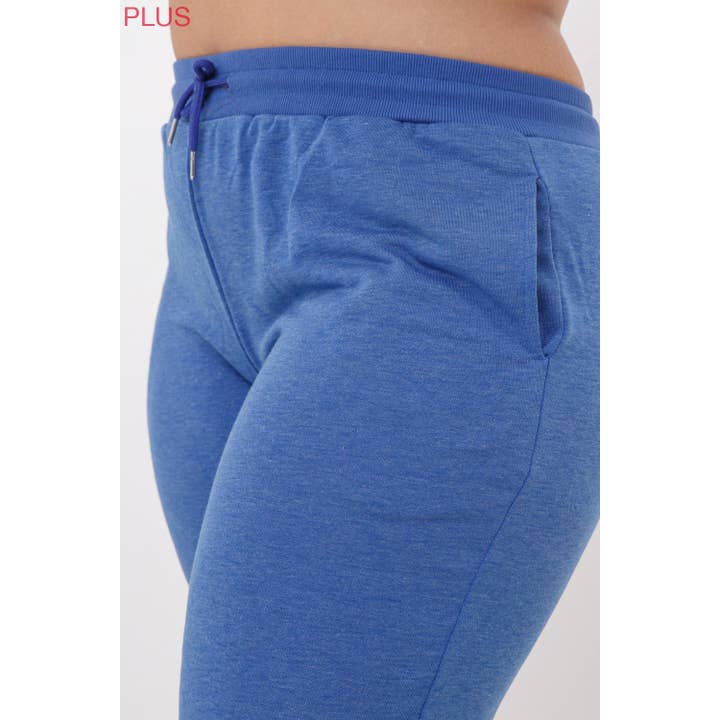 Sweet Generis - Wholesale Lounge Sweatpants/jogging bottoms – Women's - PLUS CROPPED FRENCH TERRY JOGGER SWEATPANTS21