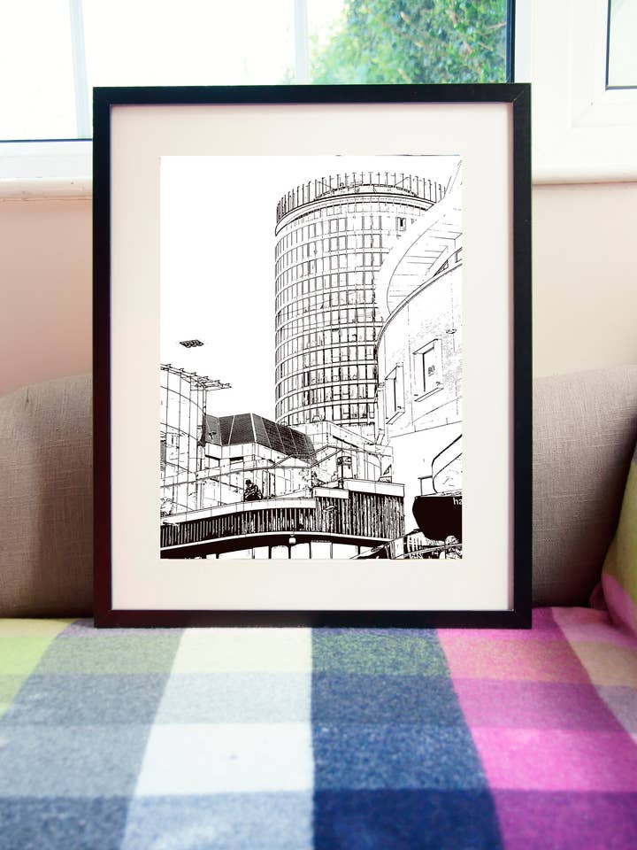 Impresiones y fotografías de arte digital de The Rotunda para venta al por mayor de Barmy Brummie