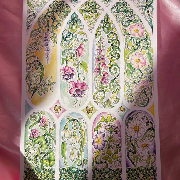 Secret Window A5 Art Print for wholesale by Bellis Art Studios