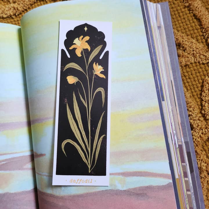 Marcador de Livro Botânico de Narciso por atacado de Lione & Sheikh