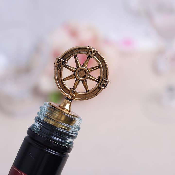 Sostraw & SmartThings - Wholesale Wine Stopper - Bottle Stopper - Traveller - Gold or Silver2