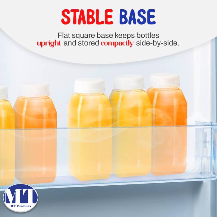 MT Products - Wholesale Milk/Juice Bottle - MT Products 12 oz Clear Plastic Juice Bottle3
