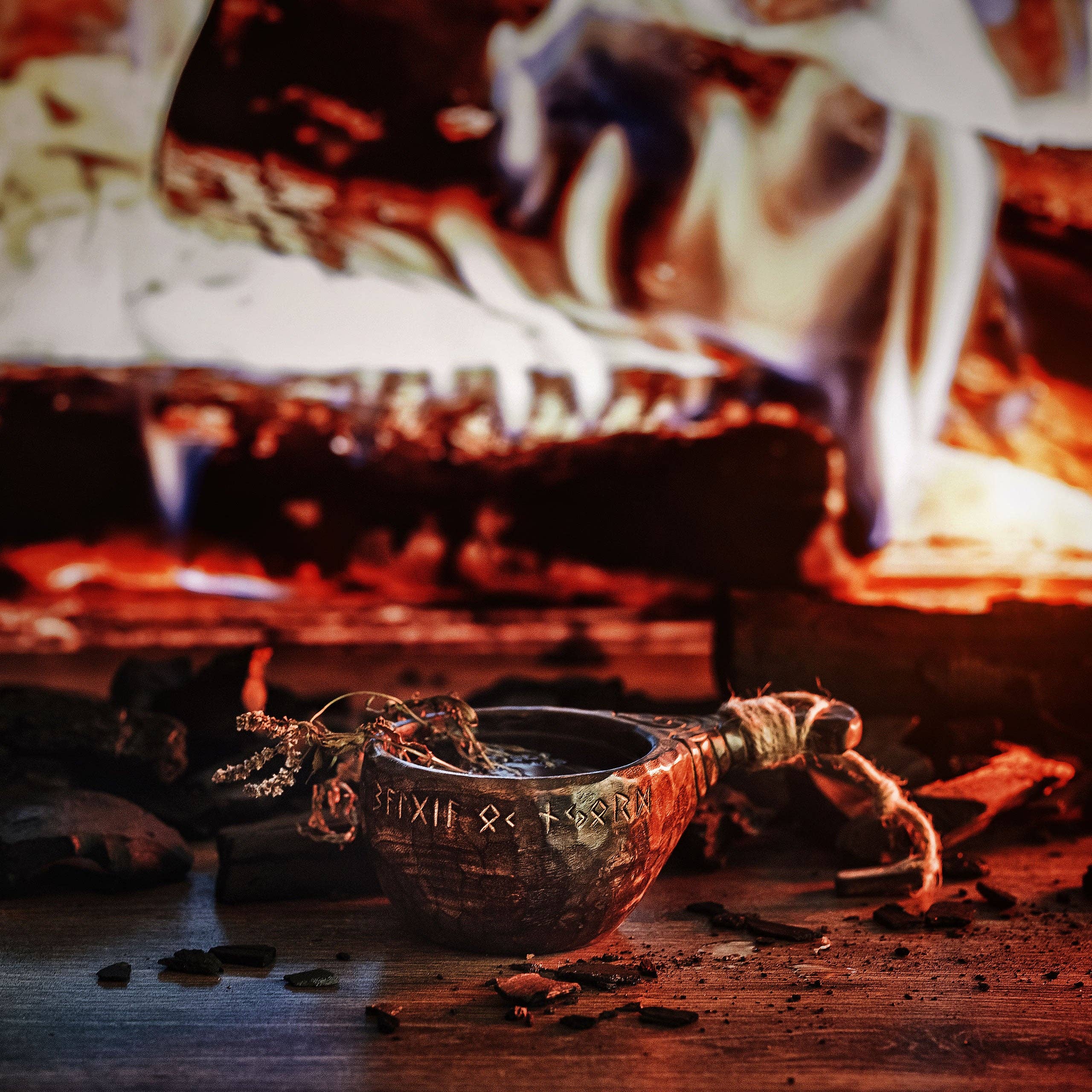 Norse Tradesman – wholesale Dricksglas och koppar – Träkuksa - handgjord historisk kåsa från Norse Tradesman13