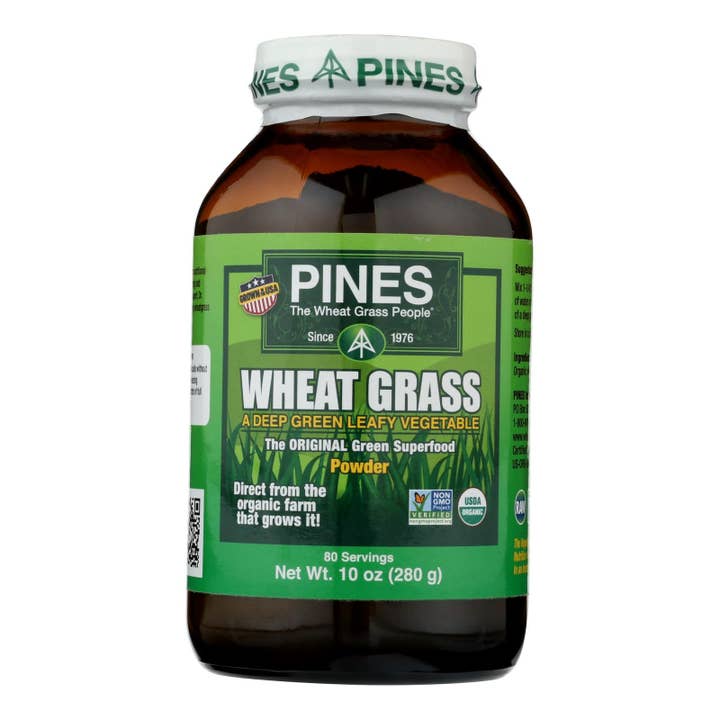 Everyday Supply Co - Wholesale Protein/Superfood Powder - Pines International Wheat Grass Powder - 10 Oz