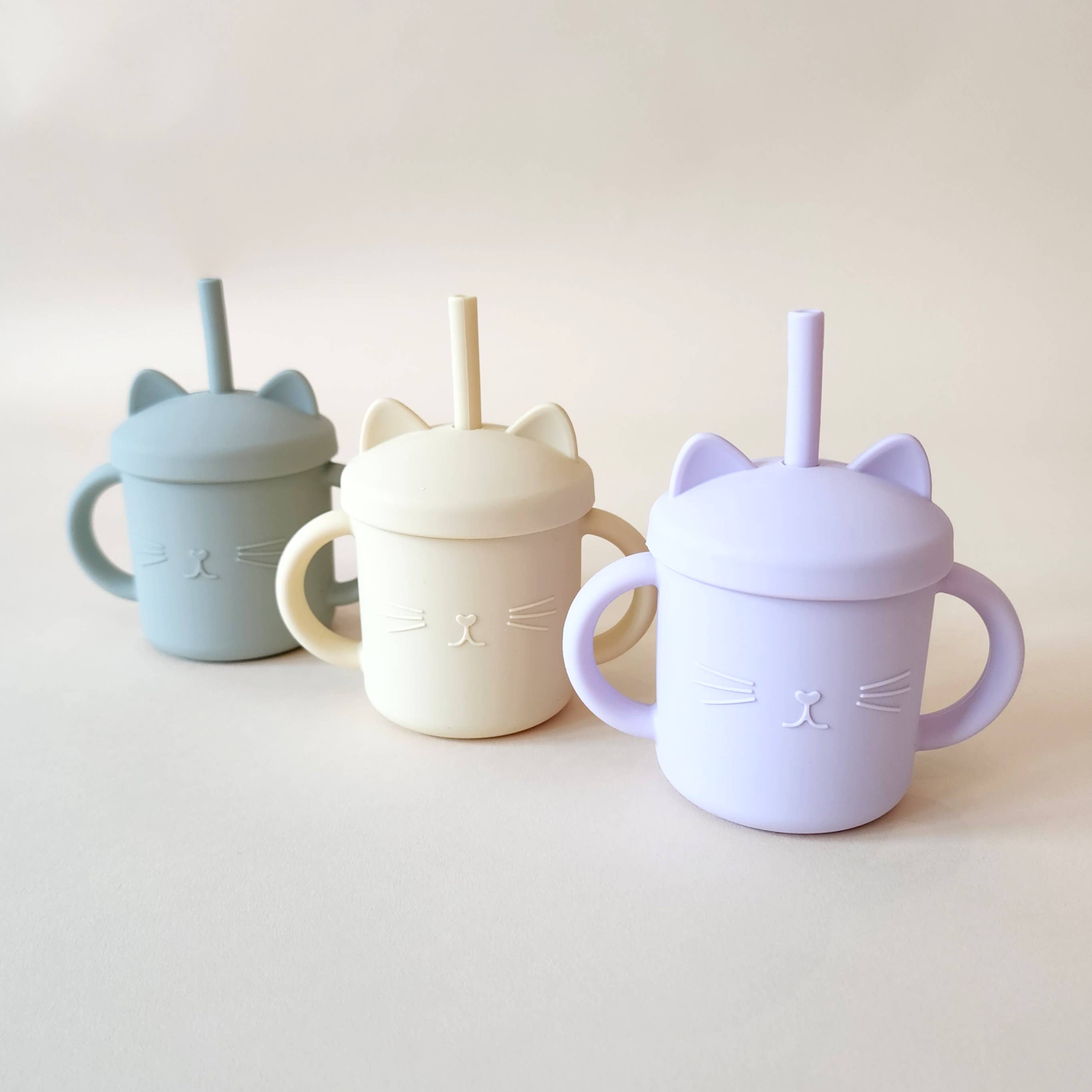 Minito & Co. - Wholesale Drinking Glass/Cup - Kids & Baby - New Meow Double Handle Cat Cups4