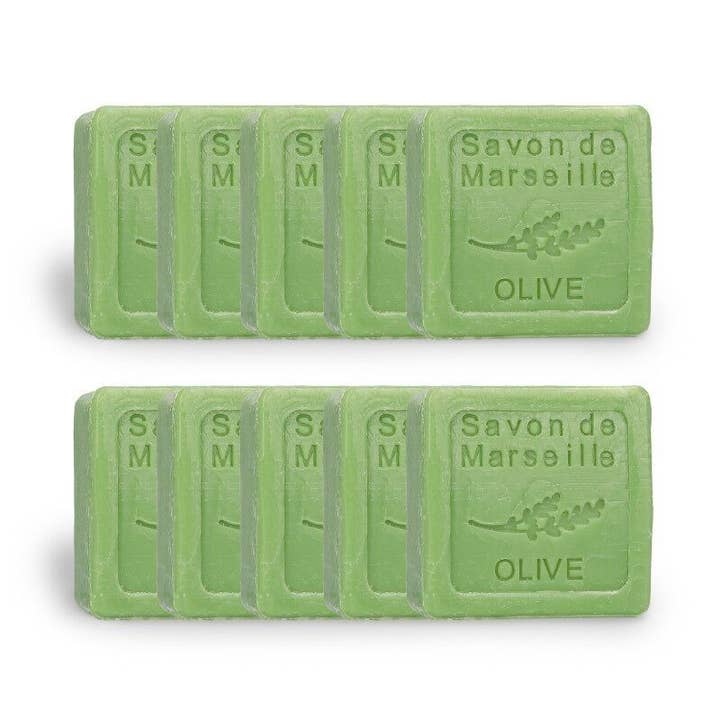 Jabones de invitado con aroma a oliva para venta al por mayor de Le Chatelard 1802