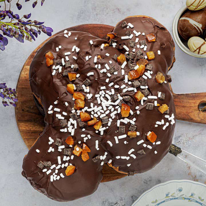 Colomba Chocolate e Laranja por atacado de Caniparoli Cioccolateria