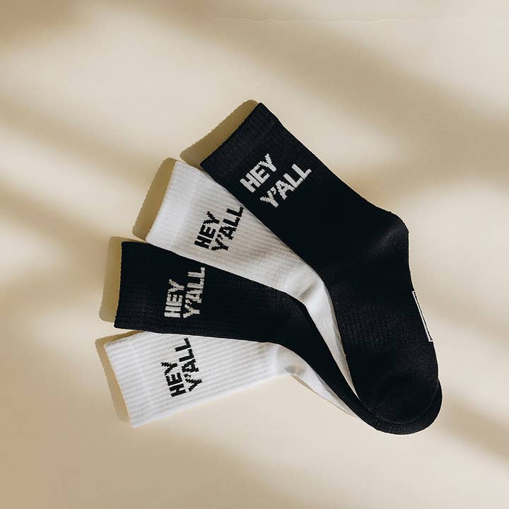 RE-SOX - Wholesale Socks - Women's - 3- SET- SLOGAN CREW3
