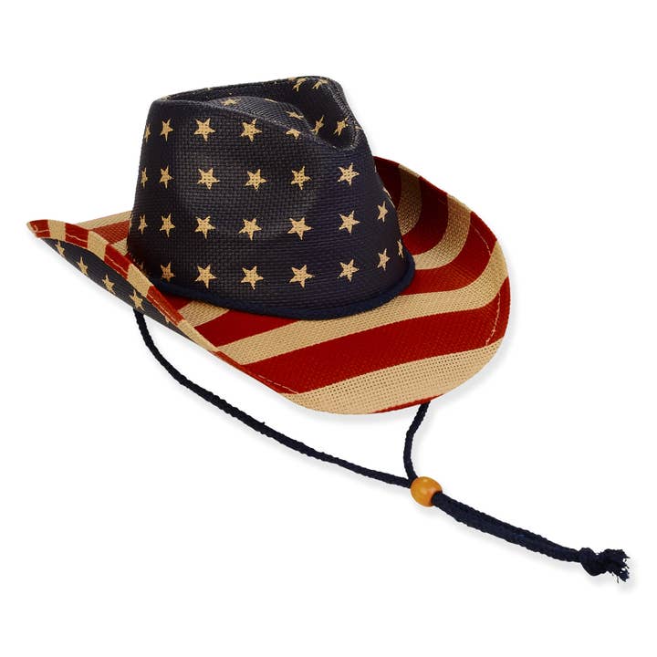 Multi, Paille en Papier Western, Bord 3" pour la vente par Headwear & Handbag Collections by Sun 'N' Sand