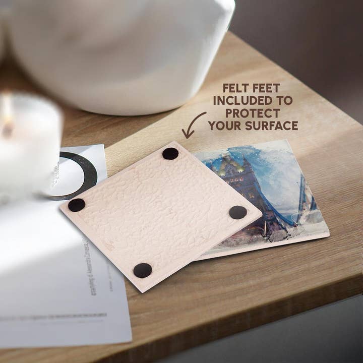 3dRose - Wholesale Coasters - 3dRose, Image Of Watercolor London Bridge Art, Coaster3