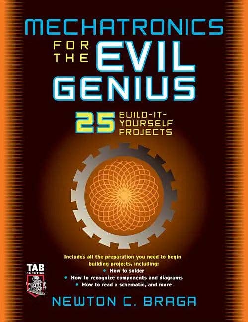 Books by splitShops - Wholesale Technology & Engineering Book - Mechatronics for the Evil Genius: 25 Build-It-Yourself Projects - Paperback0