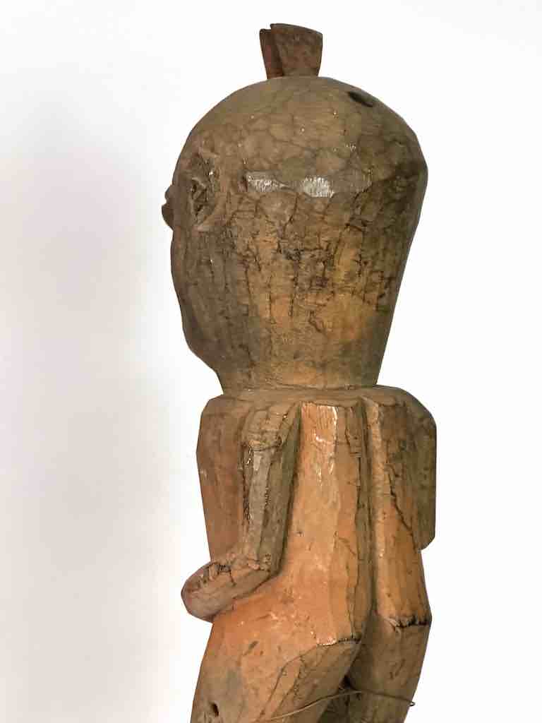 The Niger Bend - Venta al por mayor Escultura - Estatua de fetiche de fertilidad del pene articulado masculino con fuente vintage |14