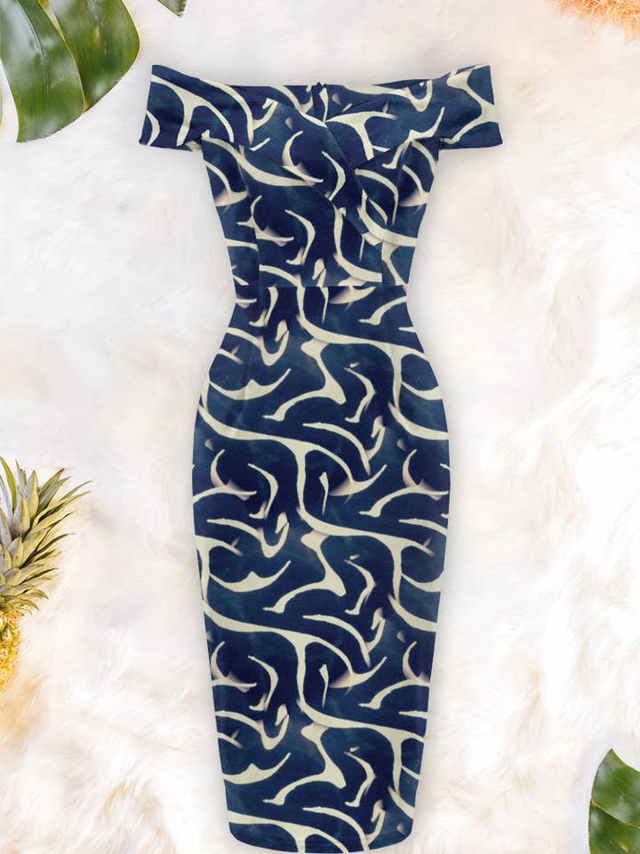 Thea Off-Shoulder Dress for wholesale by Averie