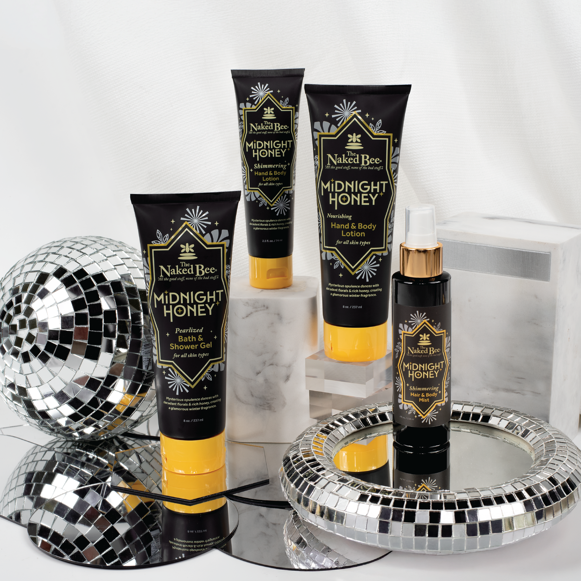 The Naked Bee – wholesale Bath & body set – Midnight Honey Gift Set4