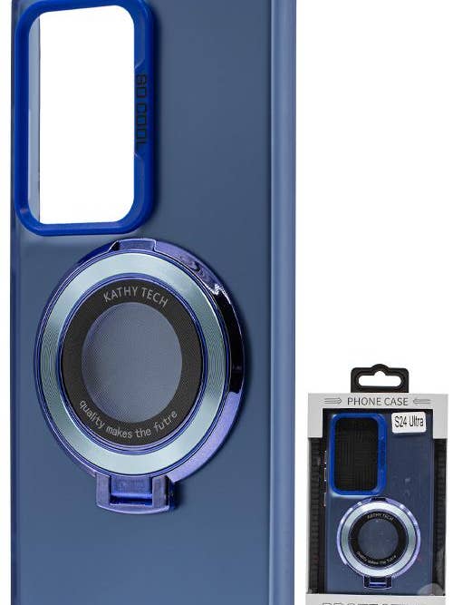 Custodia Magsafe S24 Ultra Chromotron all'ingrosso Blu per la vendita all'ingrosso da parte di Mighty Wireless