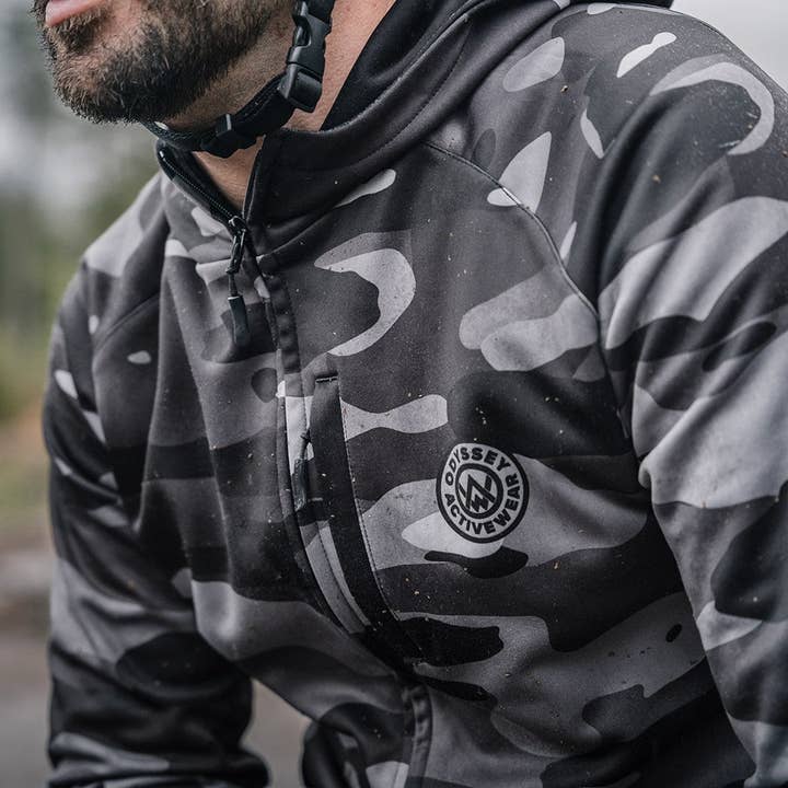 Odyssey Activewear - Wholesale Hoodie - Men's - Dark Camo Tech Hoodie9