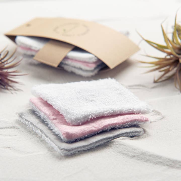Reusable cotton rounds, washable face wipes | SET of 3 for wholesale by MB GISA