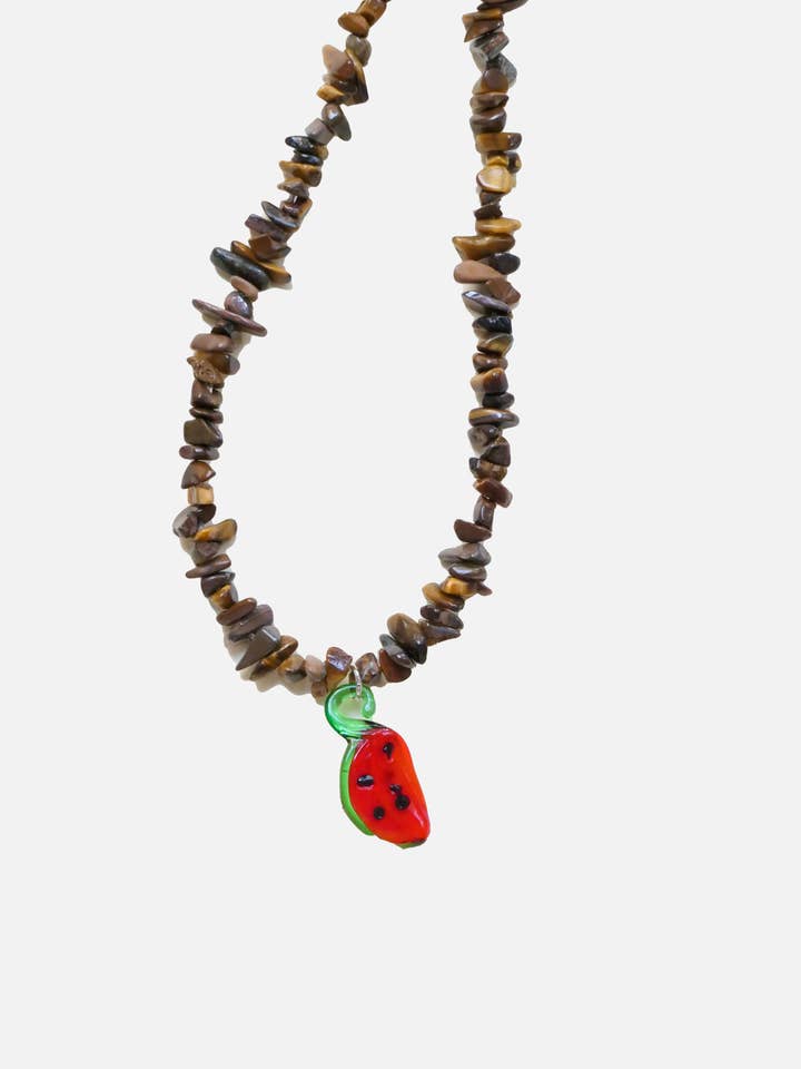 Contas de Melancia e Coral Castanho for wholesale by Le Club Olive