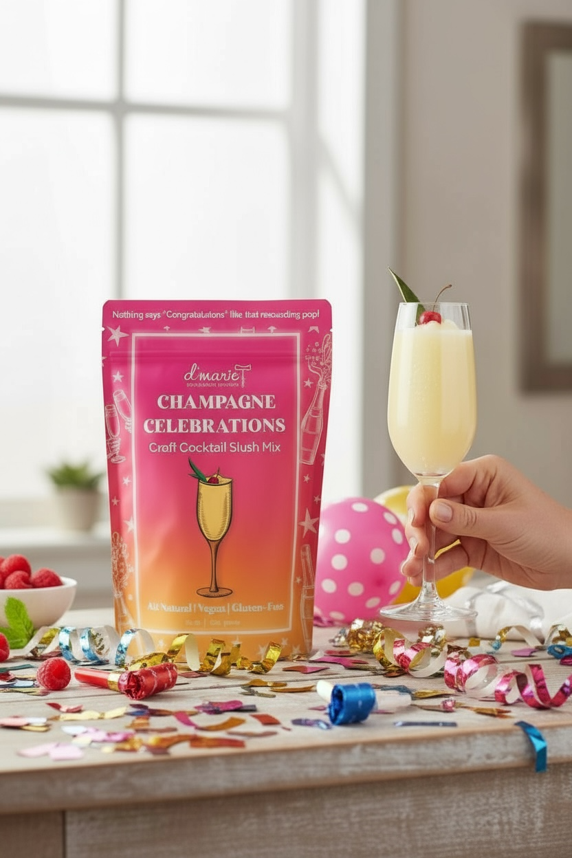 d'marie inc. - Wholesale Cocktail Mix/Syrup - Champagne Celebrations - Ready-To-Freeze Cocktail0