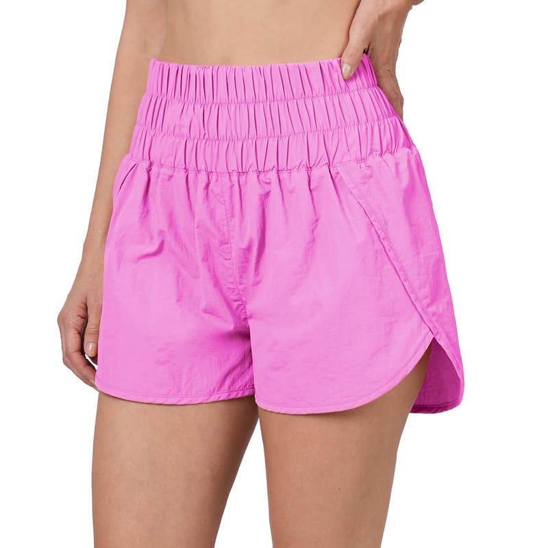 42POPS - Vente Short – femme - Short coupe-vent avec doublure et poche arrière en mesh49