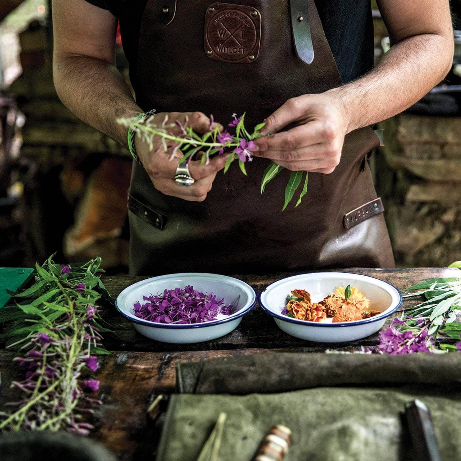 Ginza Steel - Vente Tabliers - WITLOFT - Tablier Classique en Cuir Fait Main Marron Foncé2