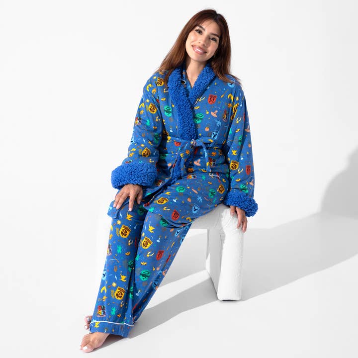 Harry Potter House Pride Bamboo Adult Sherpa Bathrobe for wholesale by Bellabu Bear