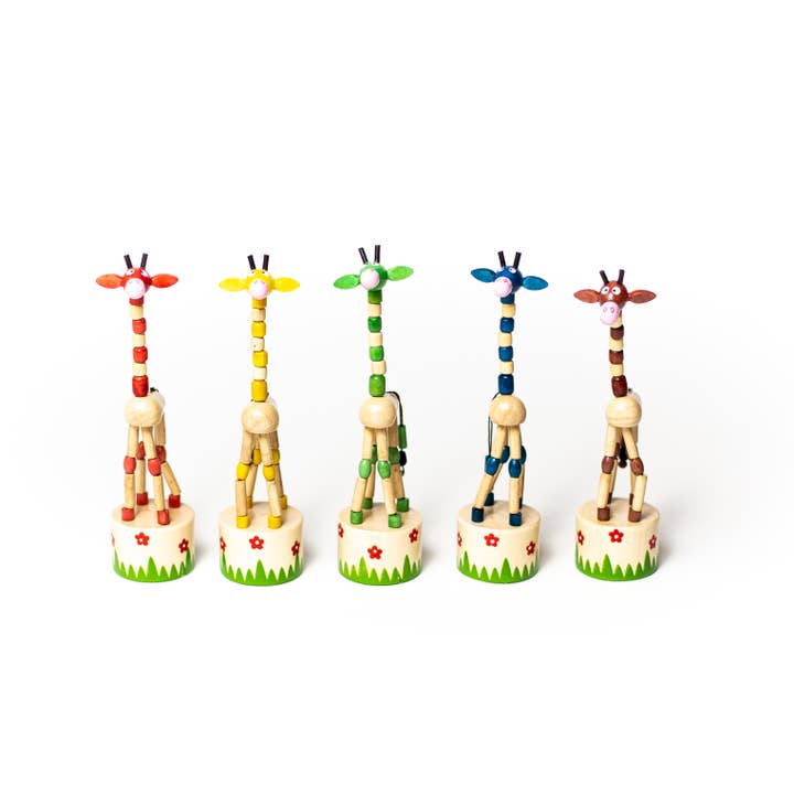 Jack Rabbit Creations - Wholesale Wood Toy - Kids - Giraffe Push Puppets Refills - Set of 244