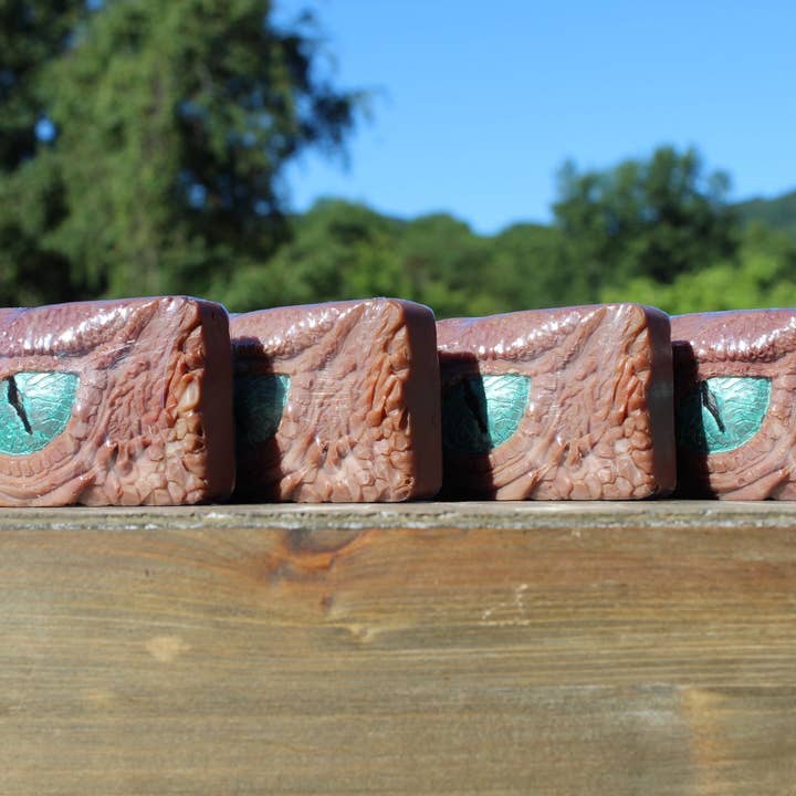 Wicked Bubbles LLC - Wholesale Bar Soap - Green Eyed Dragon handmade soap2