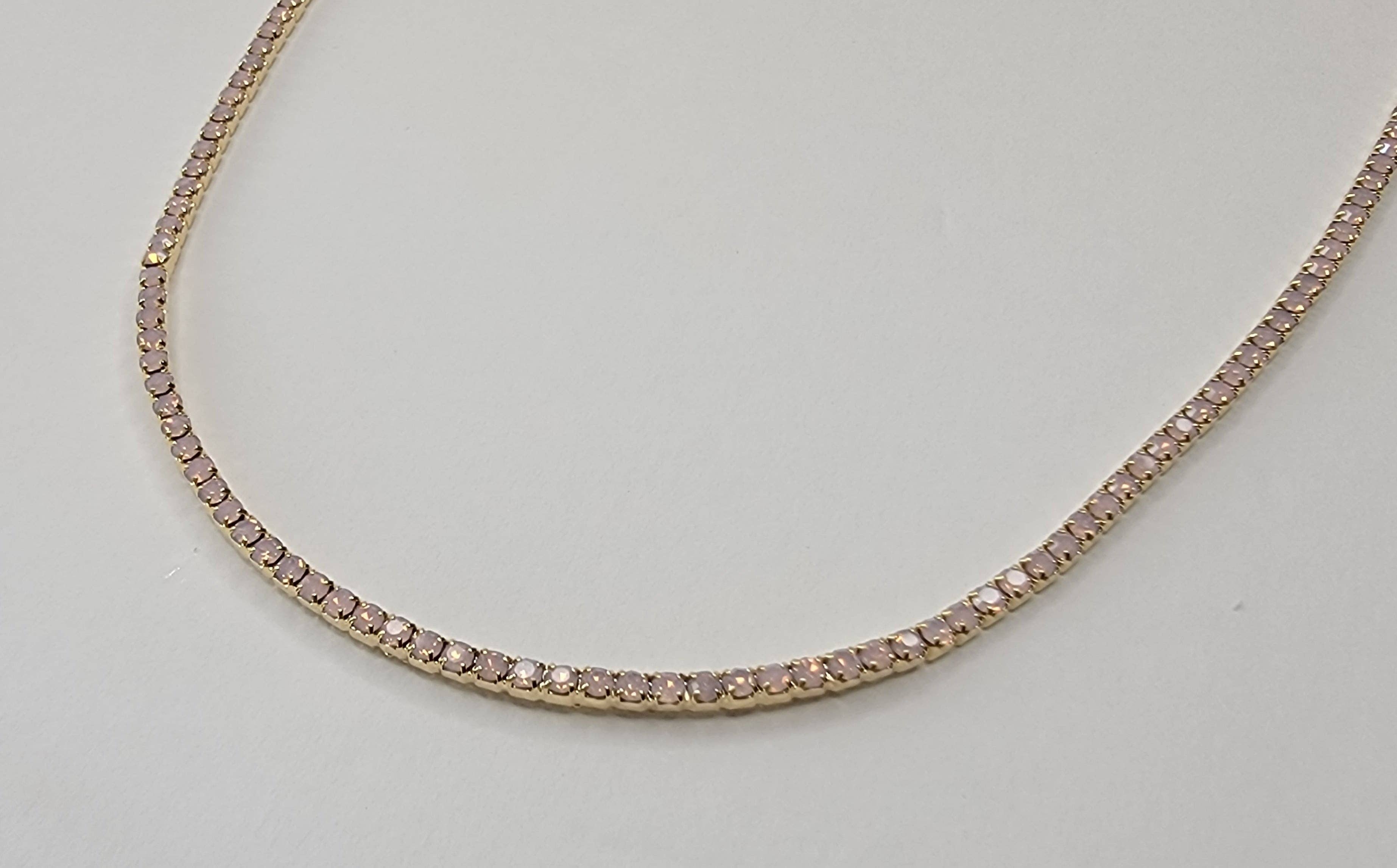 BETTYOH INC - Wholesale Schakelketting - Halsketting met opaal strass0