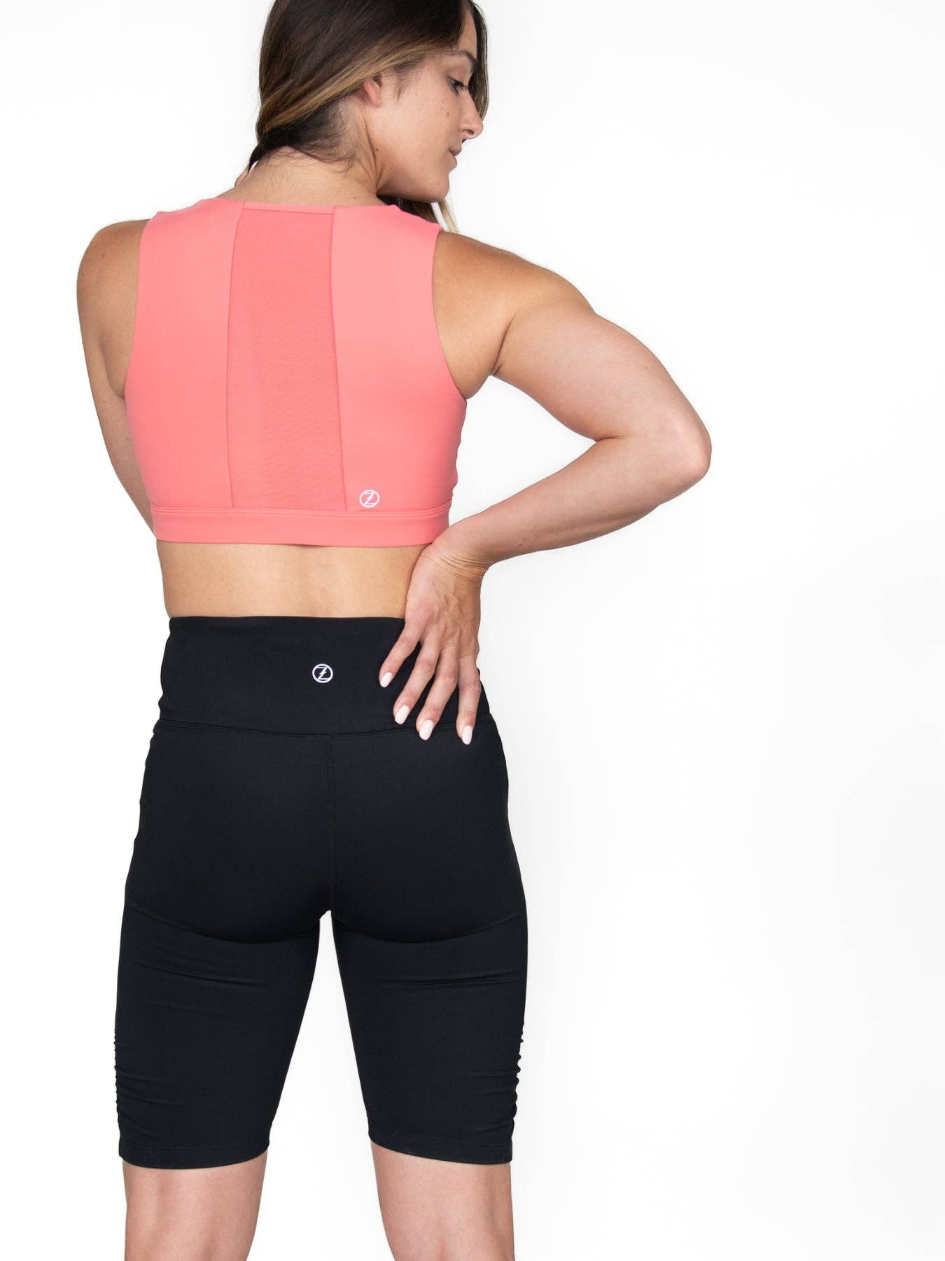 Body Wrappers - Venta al por mayor Sujetador deportivo - Mujer - Sujetador deportivo con inserto de malla Power en la parte delantera y trasera CZJ0422
