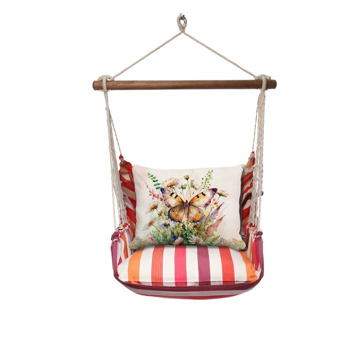 Magnolia Casual - Wholesale Swing Set - Hammock Swing 4-Piece Set indoor / outdoor - Cristina Stripe3