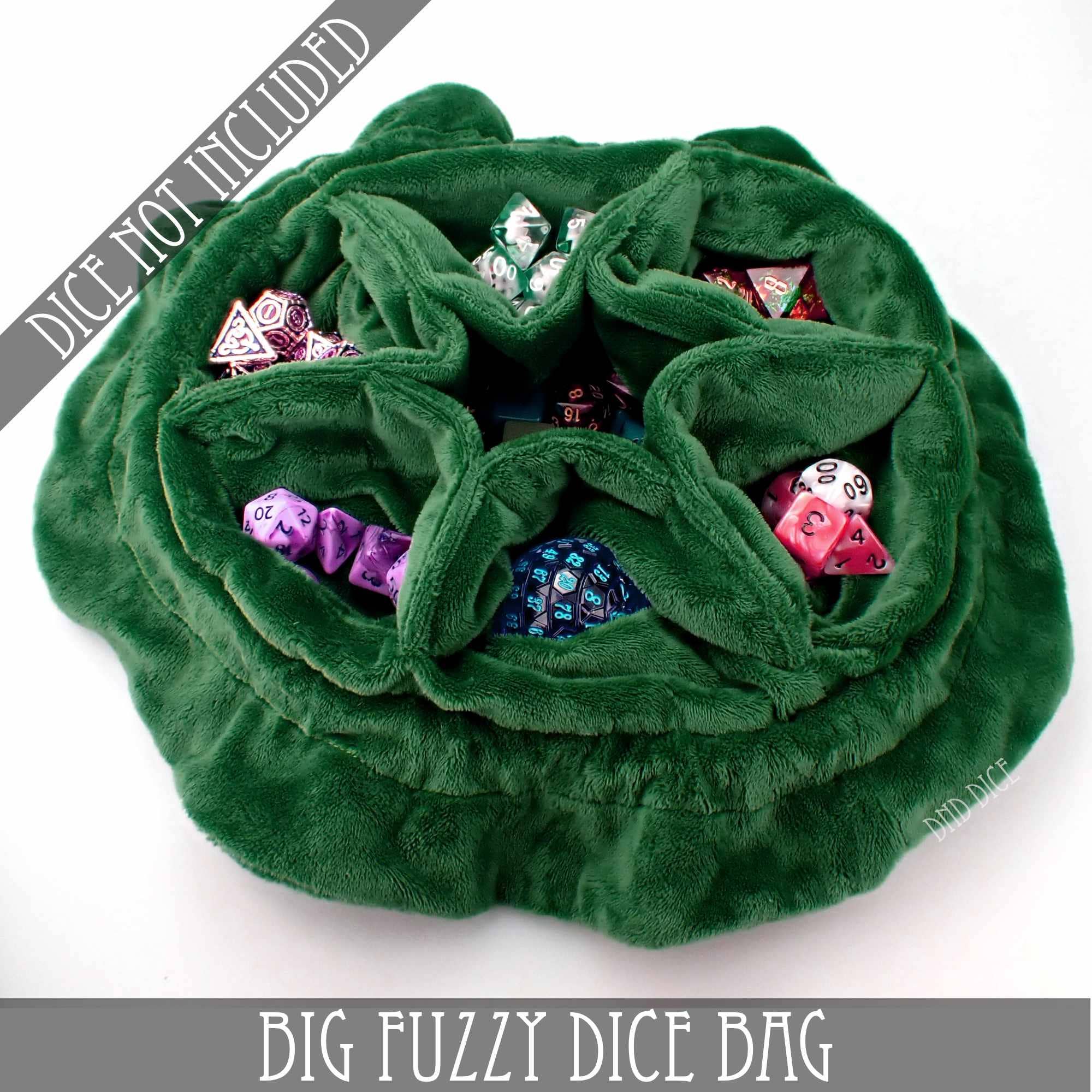 DNDDICE.COM - Wholesale Dice - Big Fuzzy Dice Bag - 6 Colors3