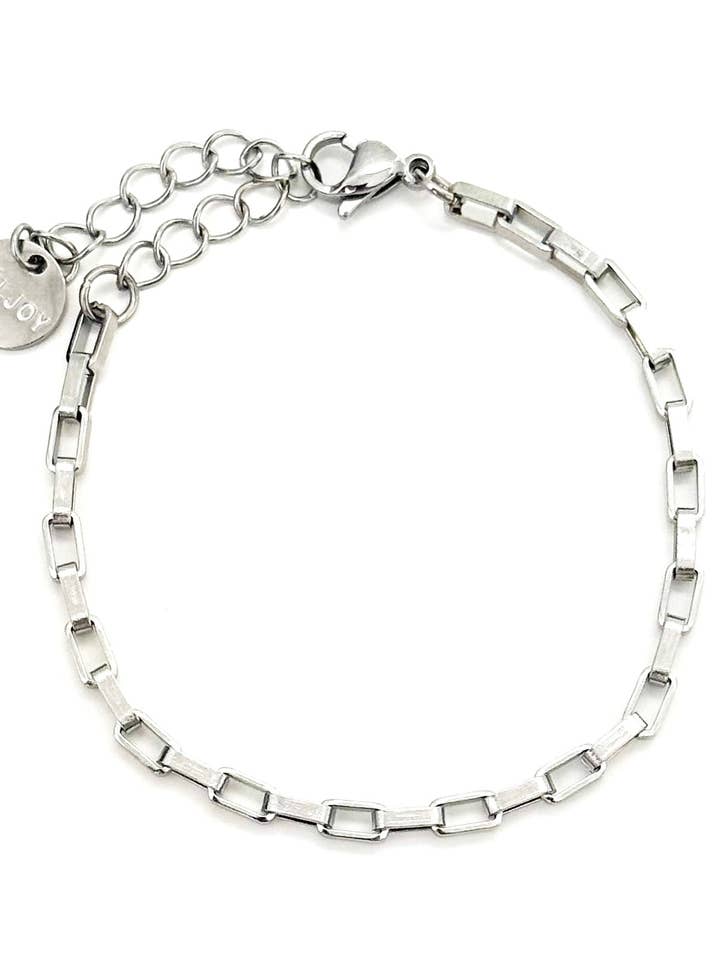 Betsey Silver Chain Bracelet for wholesale by BELJOY