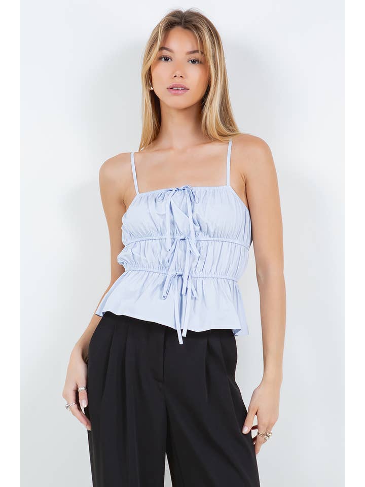 Beige CAMISETA SIN MANGAS DE POPELINA de venta al por mayor en Faire10