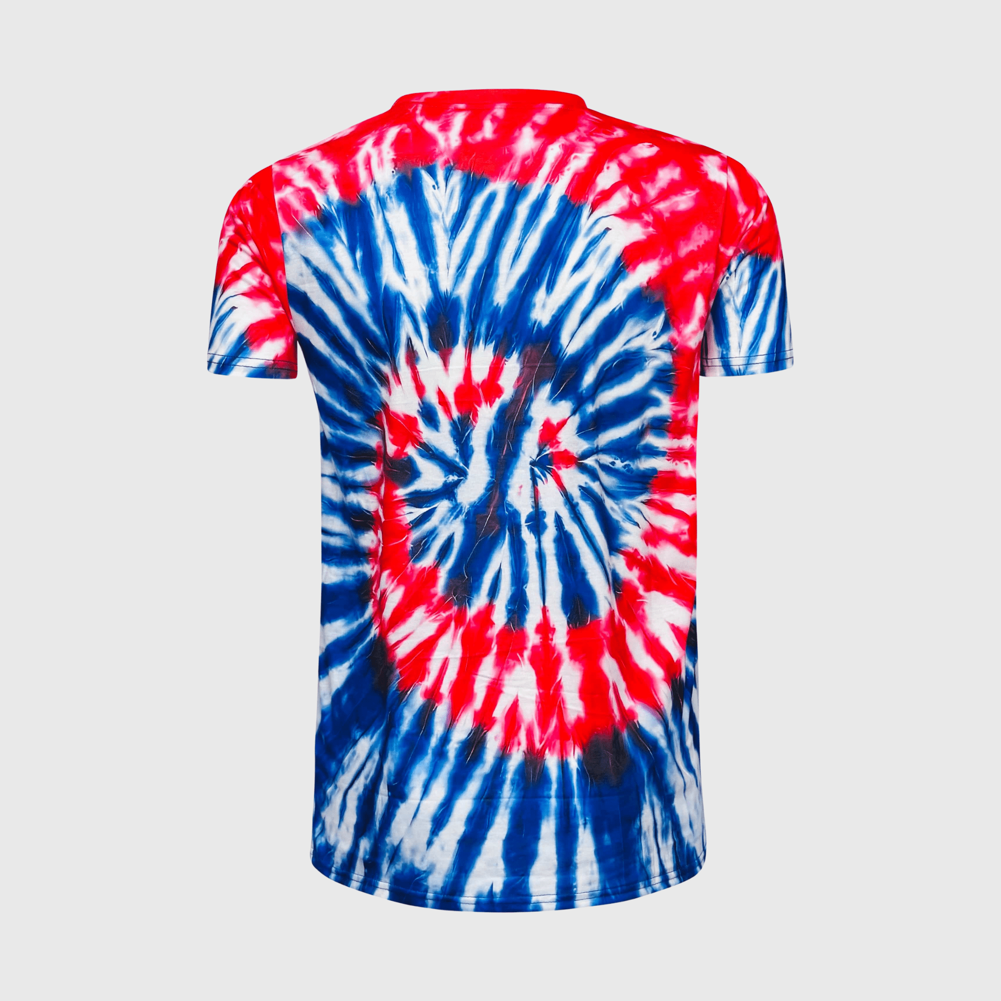 ILTEX Apparel - Vente T-shirt vierge pour sublimation – femme - Top blanc en faux blanchi Tie Dye du 4 juillet3